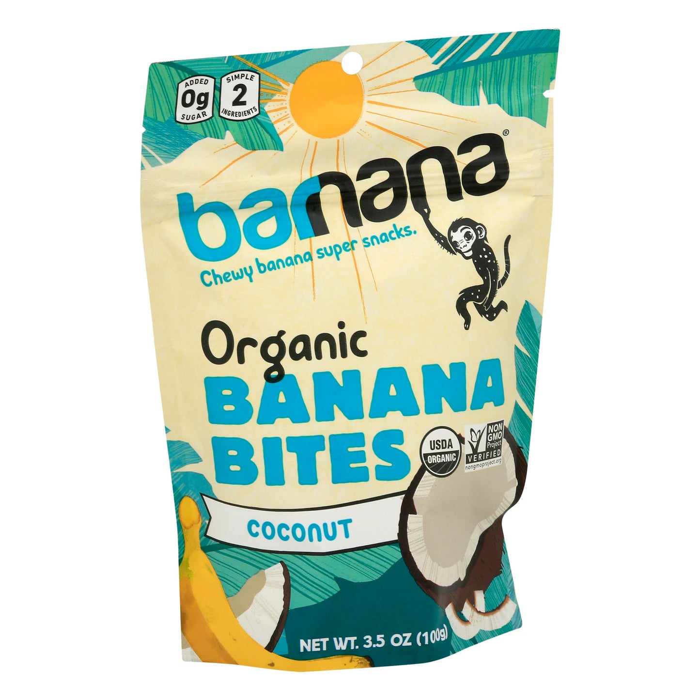 Barnana Banana Bite Coconut Organic 3.5 Oz Pack of 12