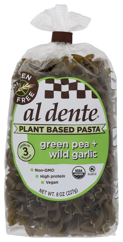 Al Dente Green Pea Wild Garlic Pasta - 8 oz (Pack of 6)