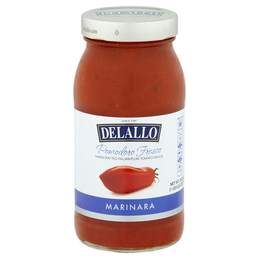 Delallo Sauce Marinara Pomodoro Fresco 25.25 oz (Pack Of 6)