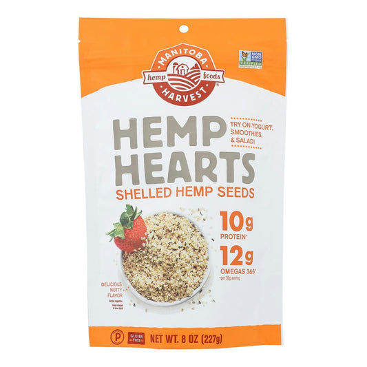 Manitoba Harvest Shelled Hemp Hearts Hemp Seed 8 oz (Pack of 8)