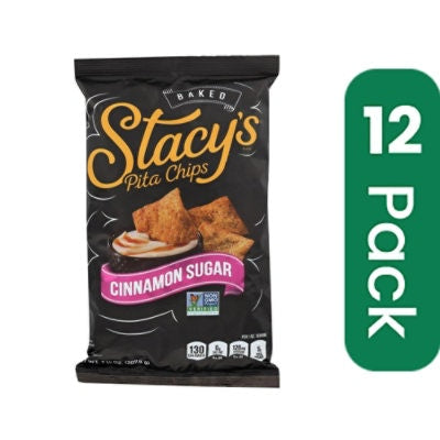 Stacy's Pita Chips Cinnamon Sugar - 7.33 oz (Pack of 12)