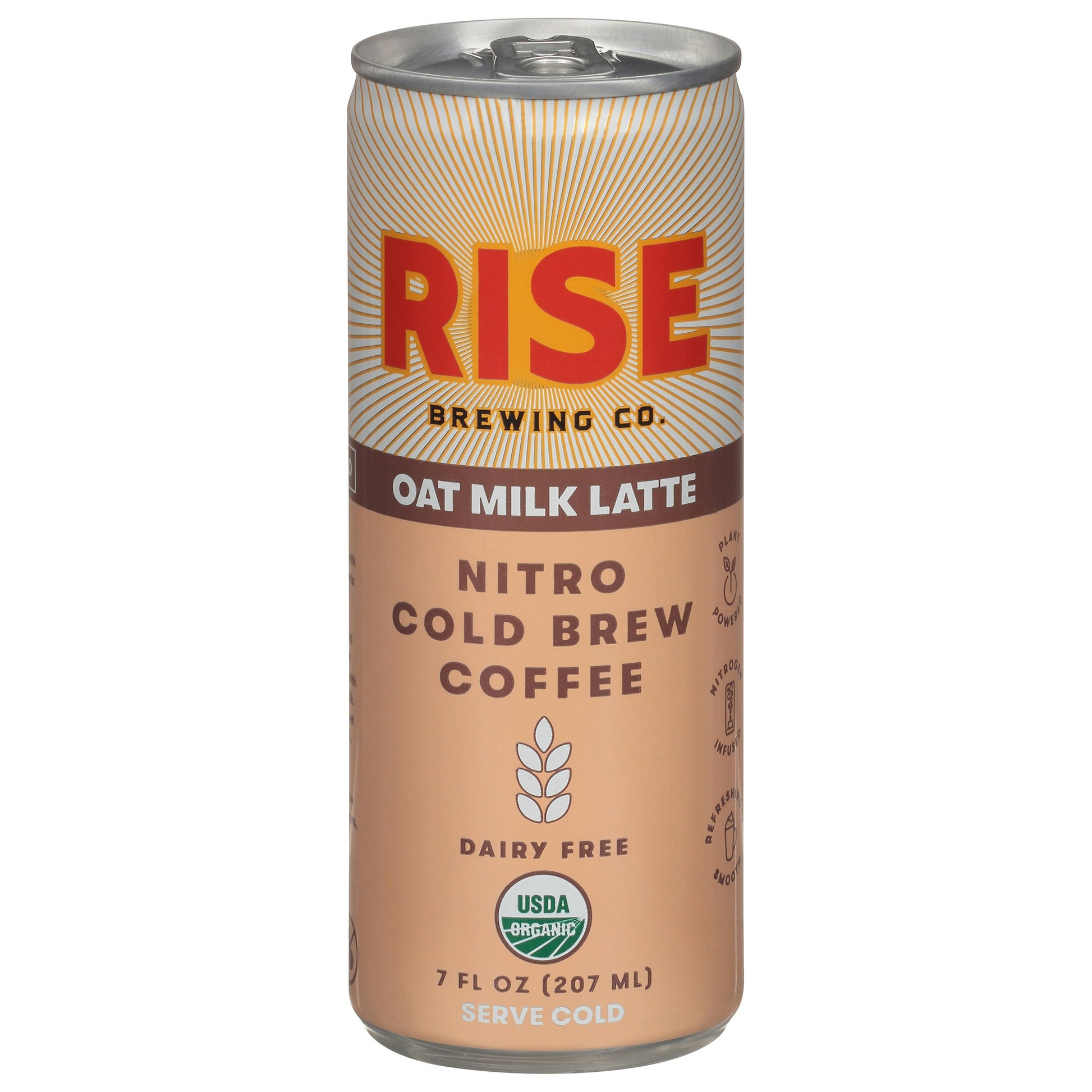 Rise Brewing Co Cold Brew Nitro Milk Organic 7 FO (Pack of 12)