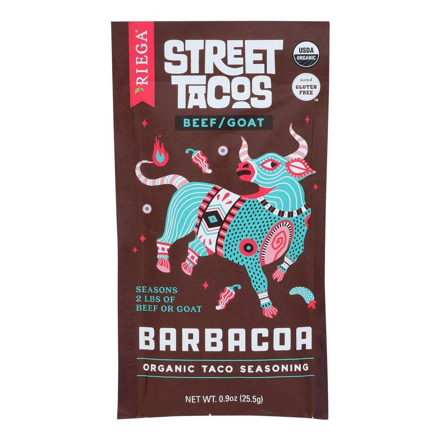 Riega Foods - Seasoning Barbacoa Taco .9 oz (Pack of 8)