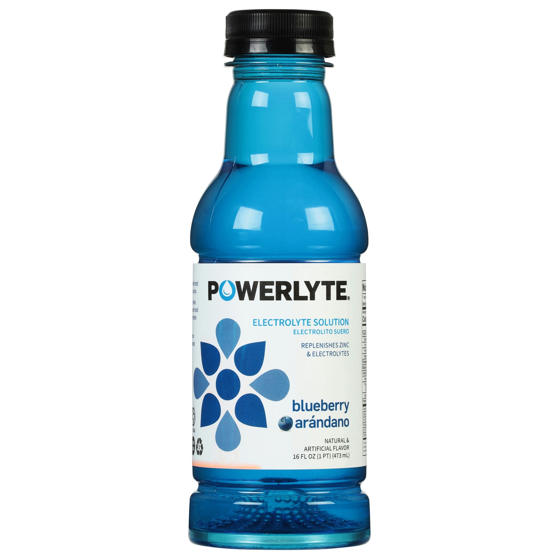 Powerlyte Rehydrate Solution Blueberry 16 Fl Oz (Pack of 12)