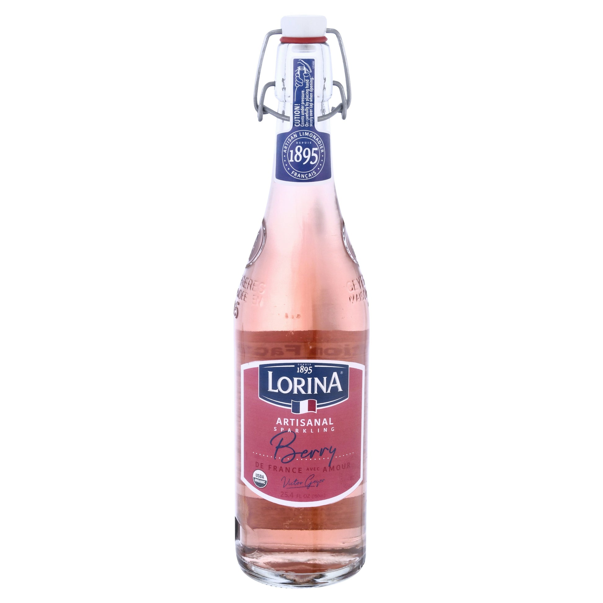 Lorina Lemonade Sparkling Berry 25.4 Fo Pack of 12