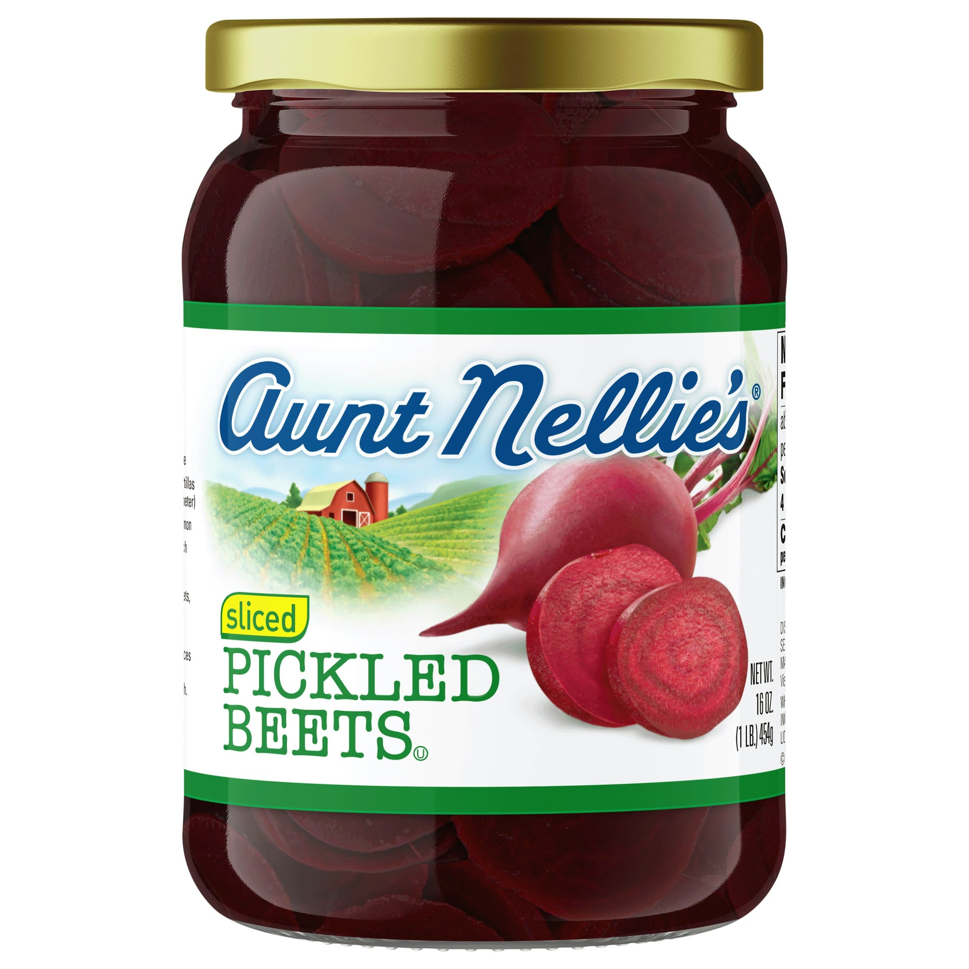 Aunt Nellies Beets Sliced Pickled 16 oz (Pack of 12)