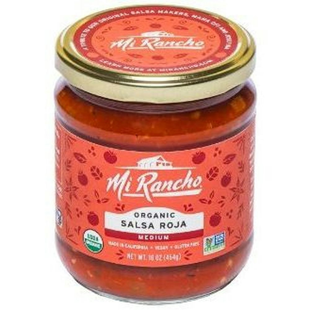 Mi Rancho Organic Salsa Roja - 16 Ounce (Pack of 6)