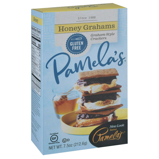 Pamelas Graham Gluten Free Honey Traditional 7.5 oz (Pack of 6)