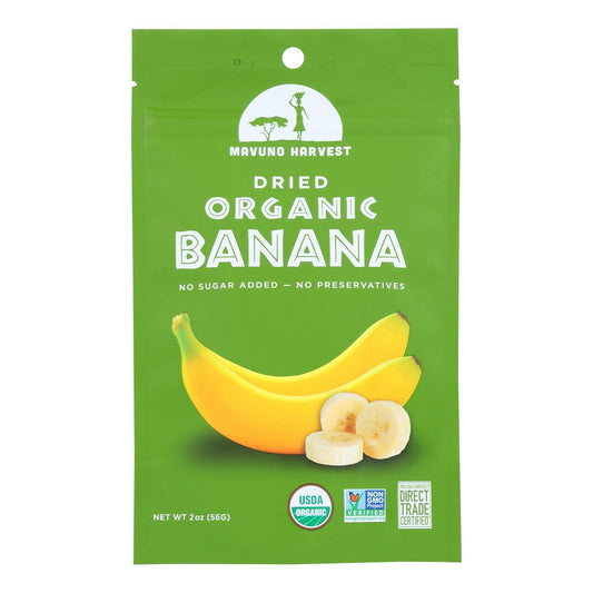 Mavuno Harvest All Natural Dried Banana Organic - 2 oz (Pack of 6)