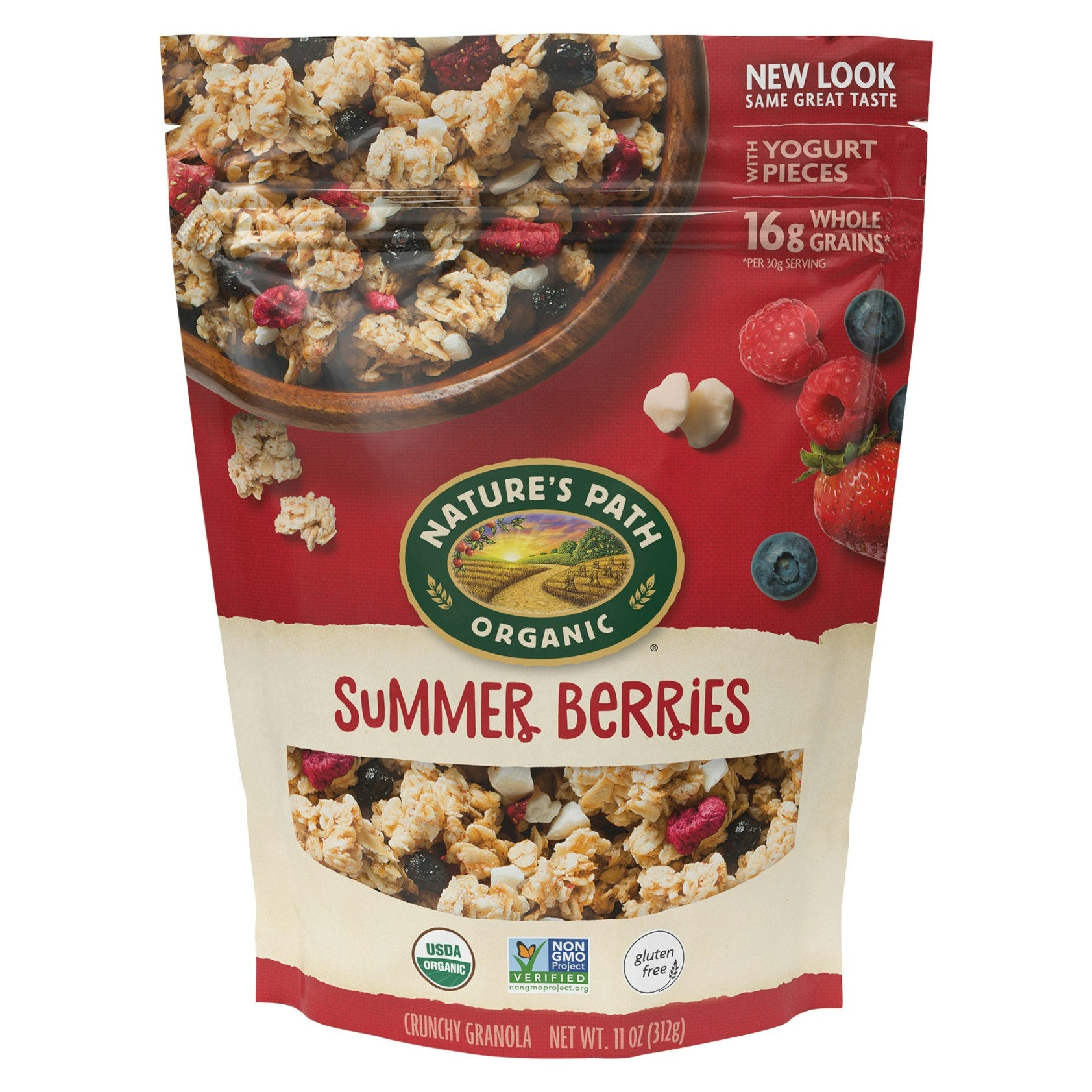 Natures Path Granola Gluten Free Berry Organic 11 oz (Pack of 8)