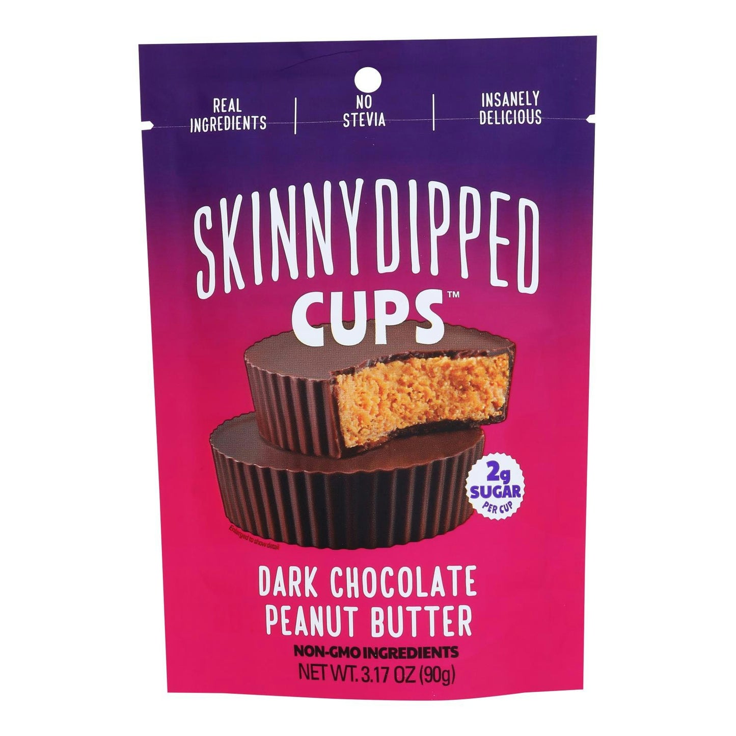 Skinnydipped - Peanut Butter Cup Dark Chocolate 3.17 oz (Pack of 10)