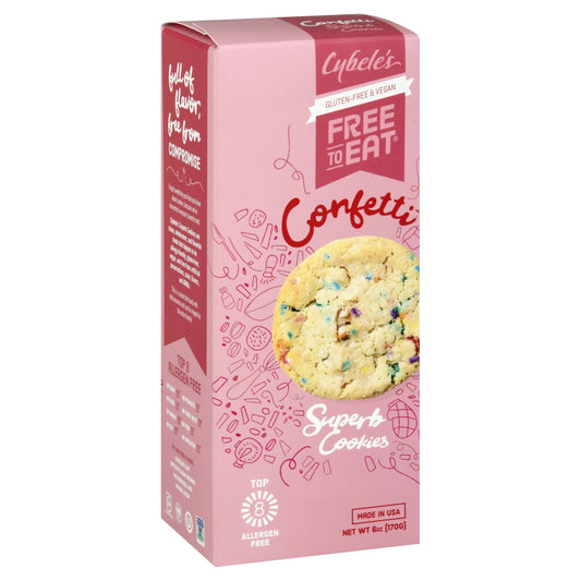 Cybeles Cookies Confetti 6 Oz Pack of 6