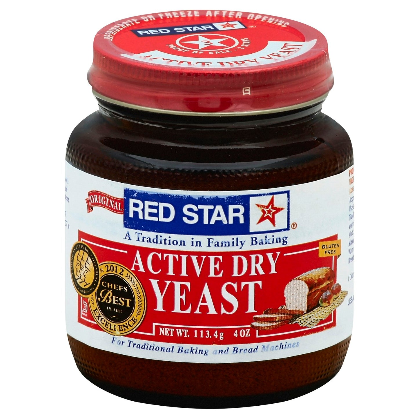 Red Star Yeast Jar Active Baking 4 Oz Pack of 12