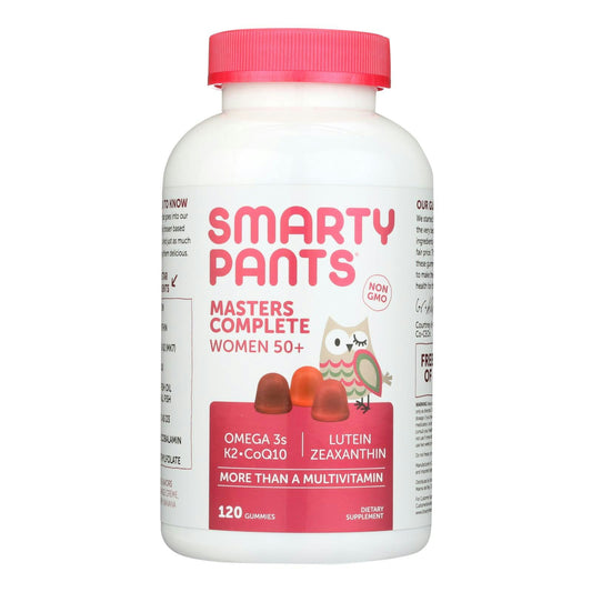 Smartypants Masters Complete Women 50+ Blueberry Orange Strawberry Banana Gummies - 120 Count