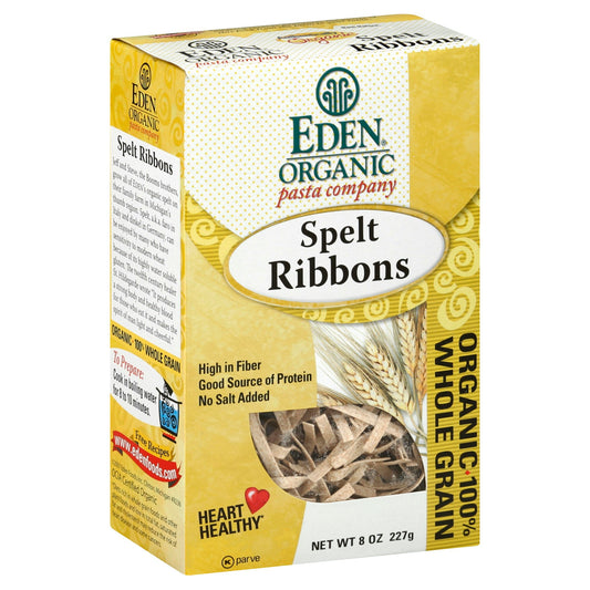 Eden Foods Spelt Ribbons Pasta 8 oz (Pack of 6)