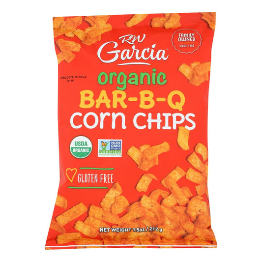 R. W. Garcia Organic Bar-B-Q Corn Chips 7.5 oz (Pack of 12)