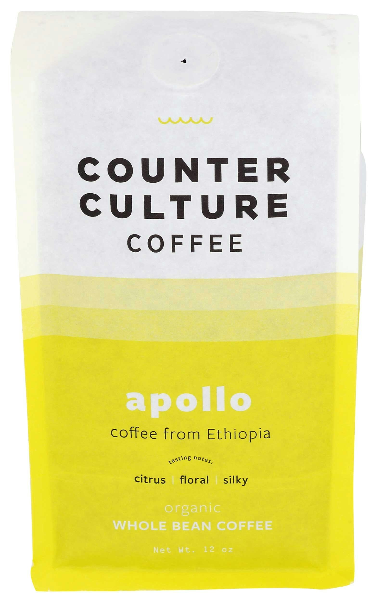 Counter Culture Apollo Organic Whole Bean Coffee 12 Oz Pack of 6