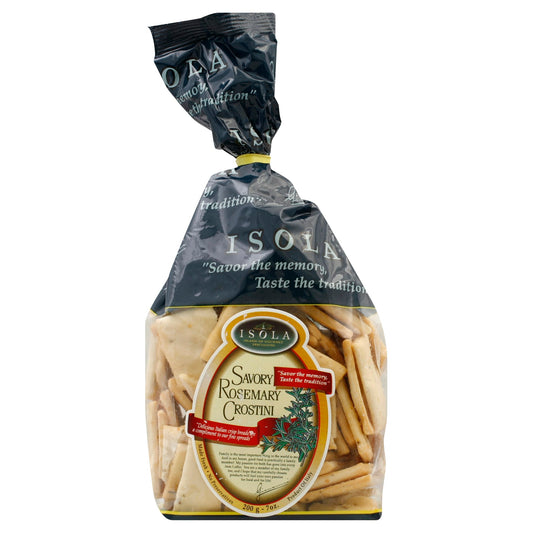 Isola Crostini Rosemary 7 Oz Pack of 10