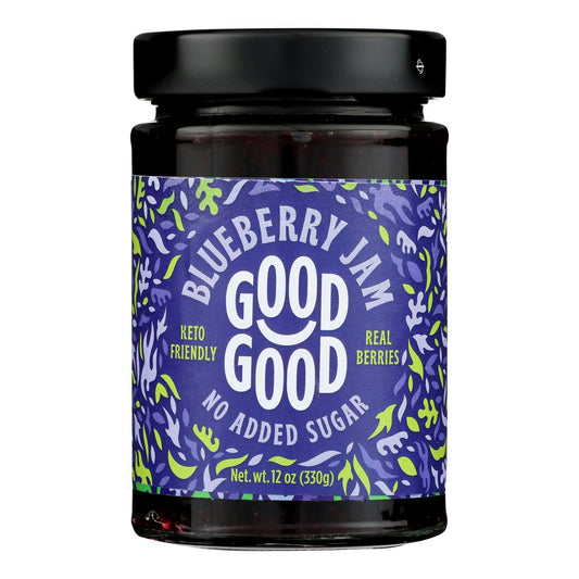 Good Good - Jam Blueberry No Sugar 12 oz (Pack of 6)