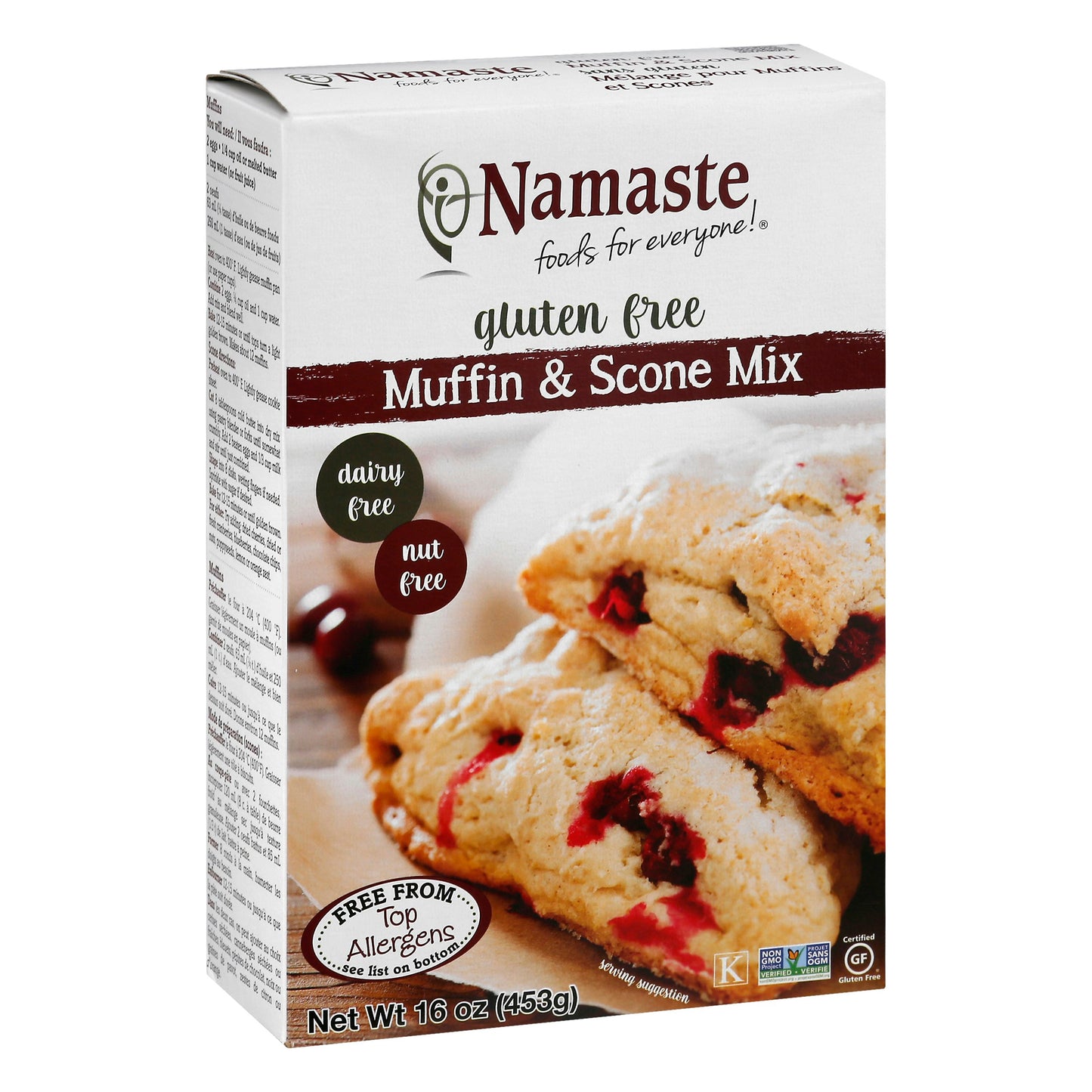 Namaste Foods Mix Muffin Gluten Free 16 oz (Pack of 6)