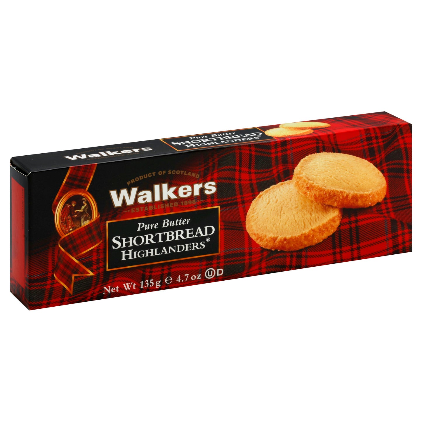 Walkers Shortbread Highlanders 4.7 oz (Pack of 12)