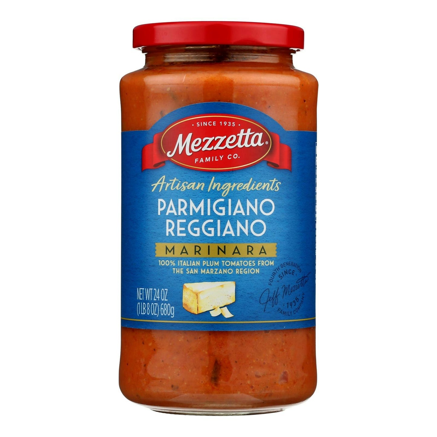 Mezzetta - Pasta Sauce Parmigiano Reggiano 24 oz (Pack of 6)