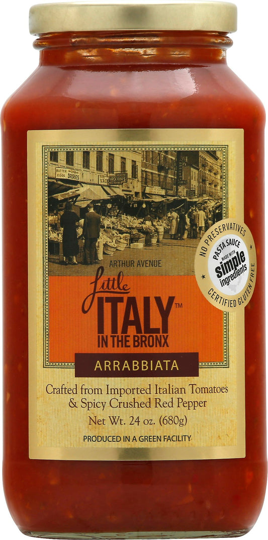 Little Italy In The Bronx Sauce Arrabbiata 24 Oz Pack of 6