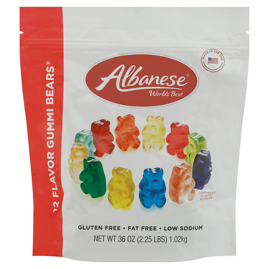 Albanese Gummi Bears 12 Flavor 36 oz (Pack of 4)