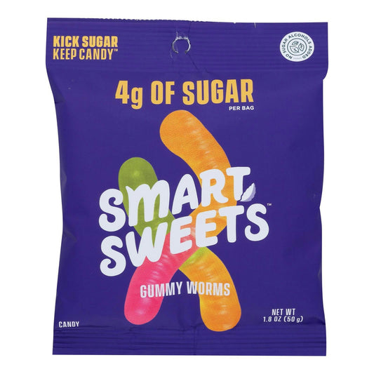 Smartsweets - Gummy Worms 1.8 oz (Pack of 12)