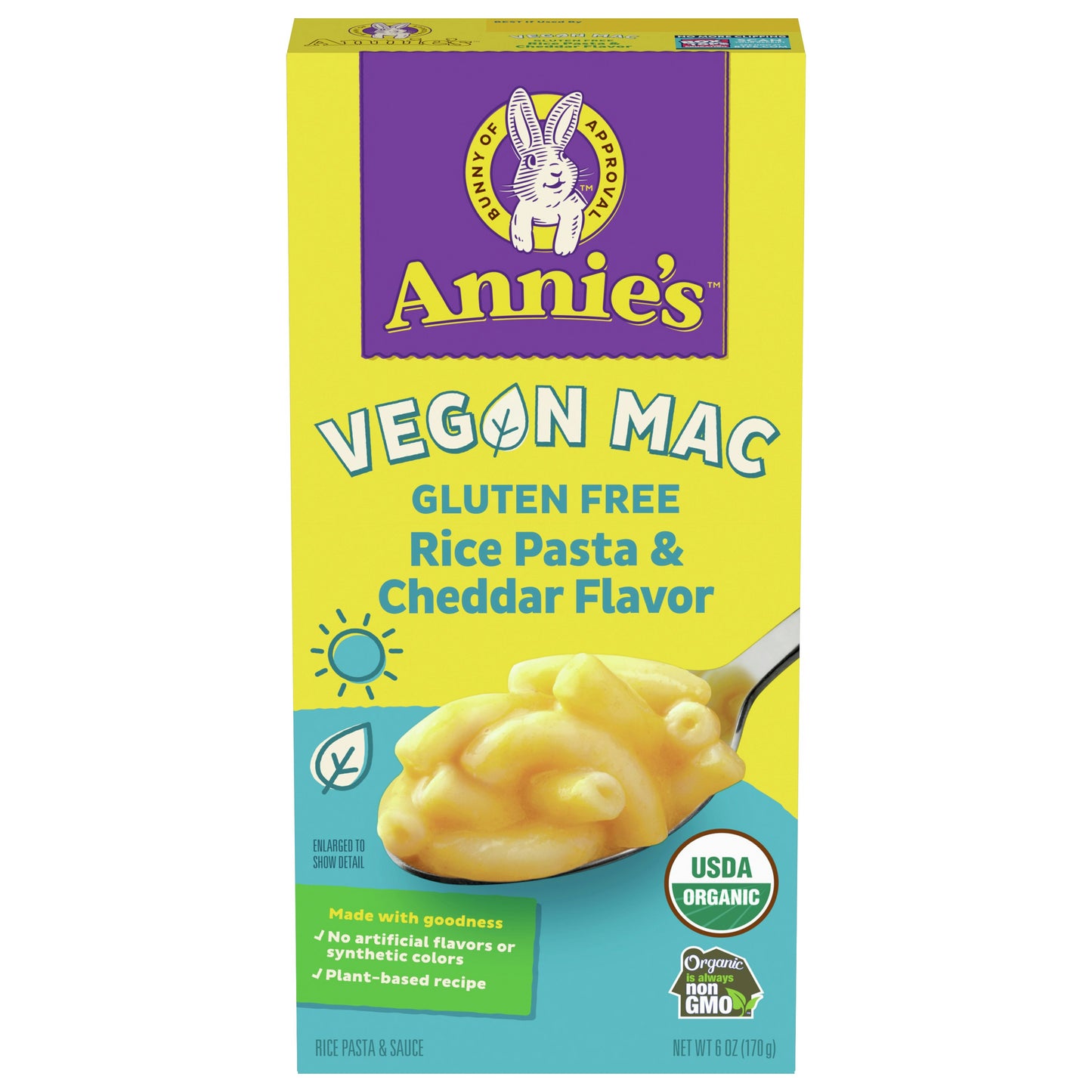 Annies Homegrown Pasta Elbows Creamy Organic 6 Oz Pack of 12