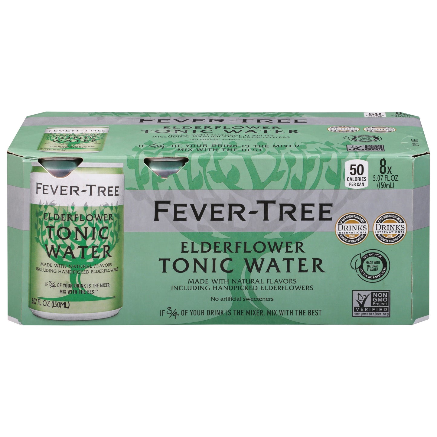 Fever Tree Water Tonic Elderflower 40.56 FO (Pack Of 3)