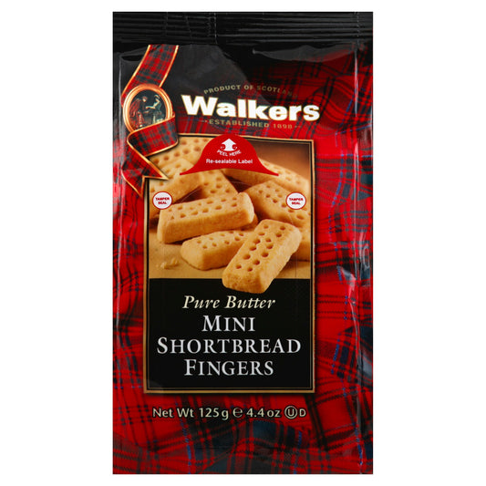 Walkers Shortbread Mini Finger 4.4 Oz Pack of 6