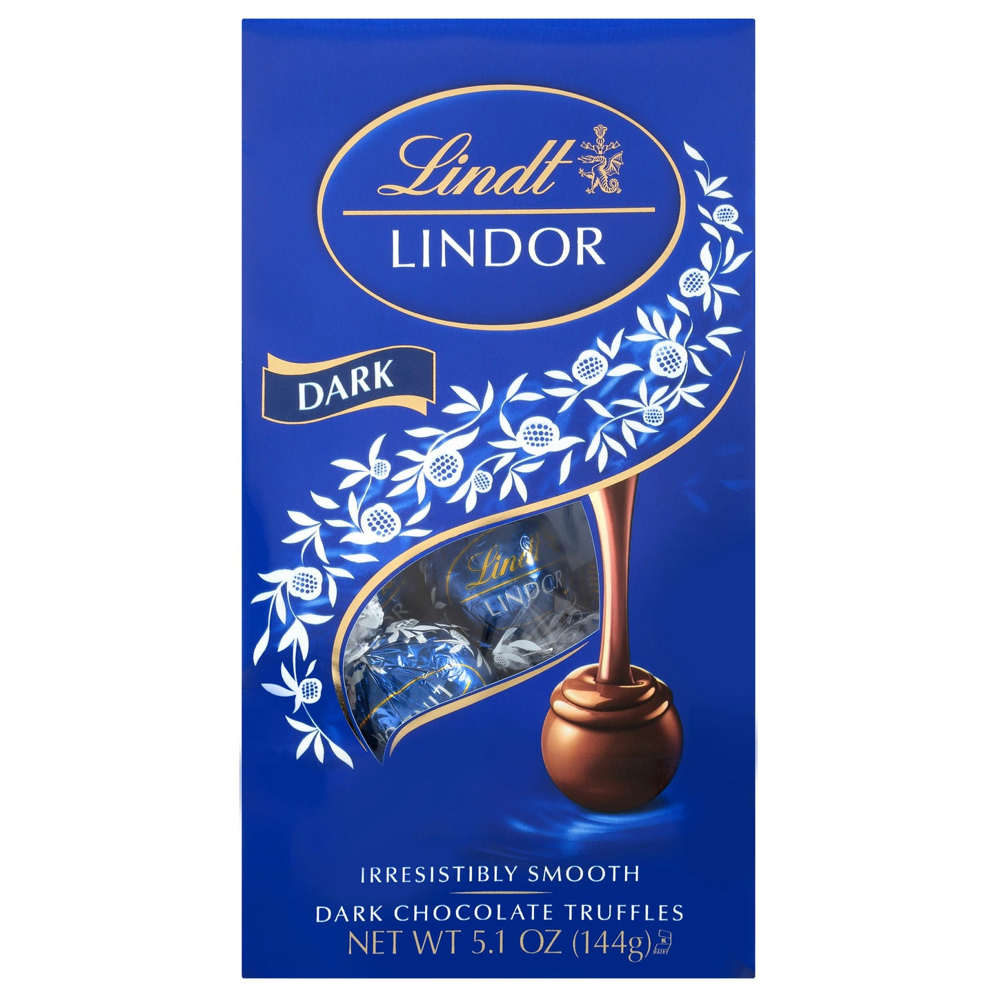 Lindt Truffle Bag Dark Chocolate 12 Pieces 5.1 Oz (Pack of 6)