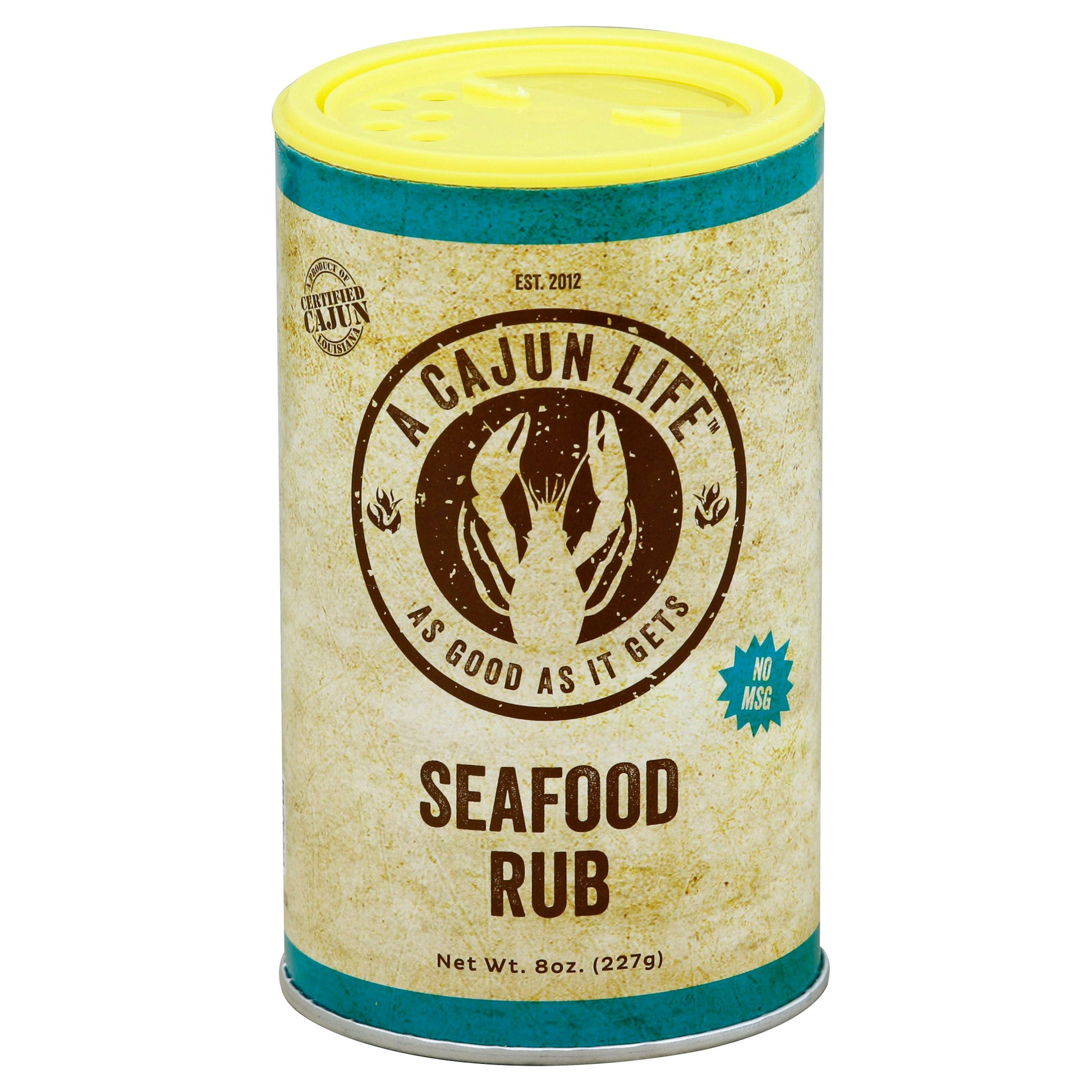 A Cajun Life Rub Seafood 8 oz (Pack of 6)