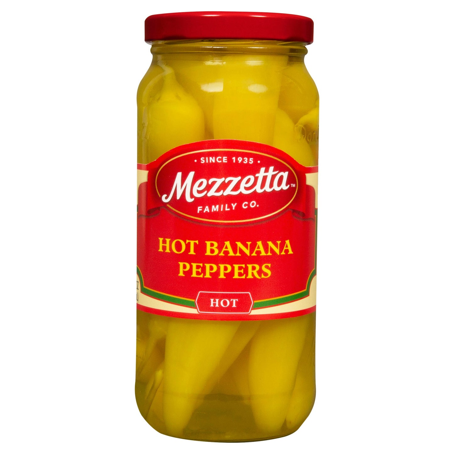 Mezzetta Pepper Banana Hot 16 Oz (Pack of 6)