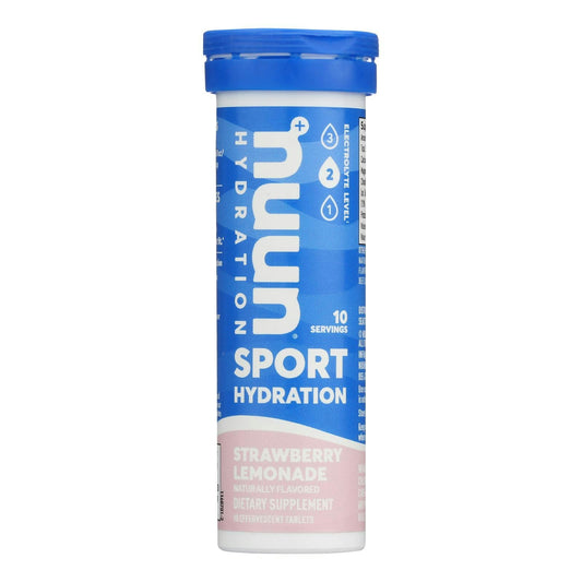 Nuun Hydration Nuun Active - Strawberry Lemonade 10 Tablets (Pack of 8)