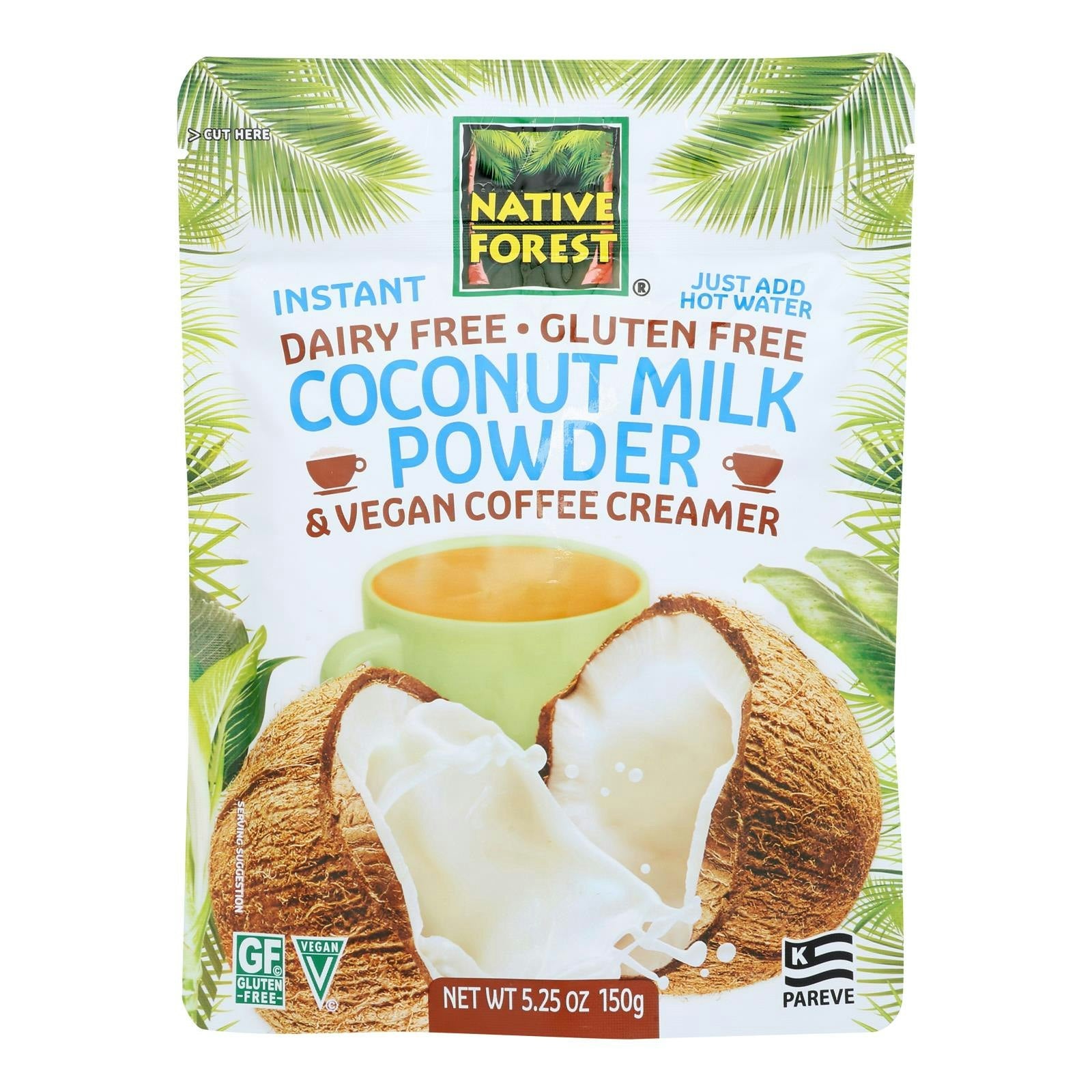 Native Forest Vegan Coconut Milk Powder 5.25 Oz Pack of 6