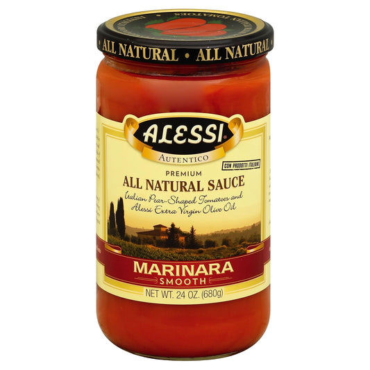 Alessi Sauce Marinara Smooth 24 Oz (Pack of 6)