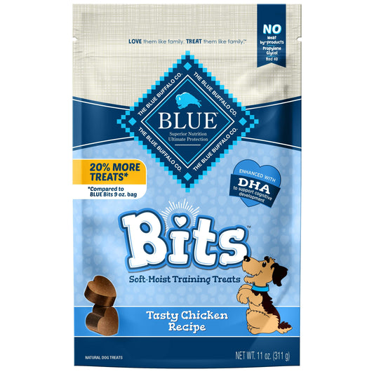 Blue Buffalo Treats Dog Chicken Bites 11 Oz Pack of 6