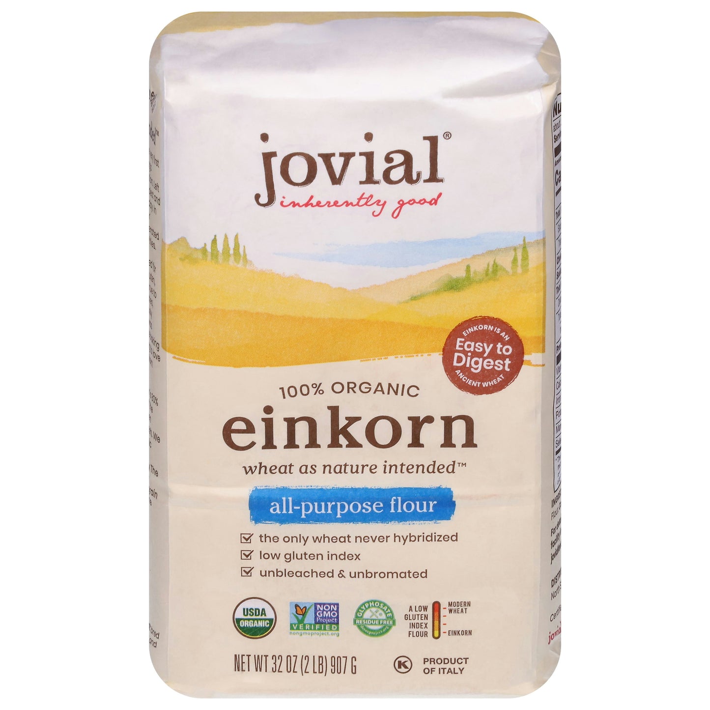 Jovial Flour All Purposes Einkorn Organic 32 Oz Pack of 5