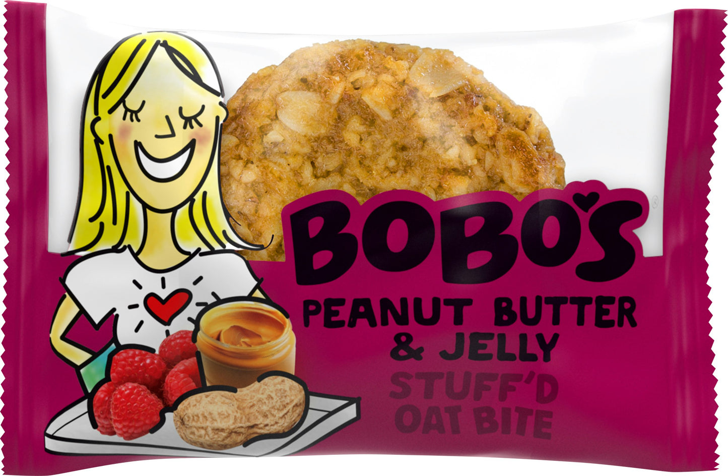 Bobos Oat Bars Bites Gluten Free Peanut Butter Jelly 1.3 Oz Pack of 24