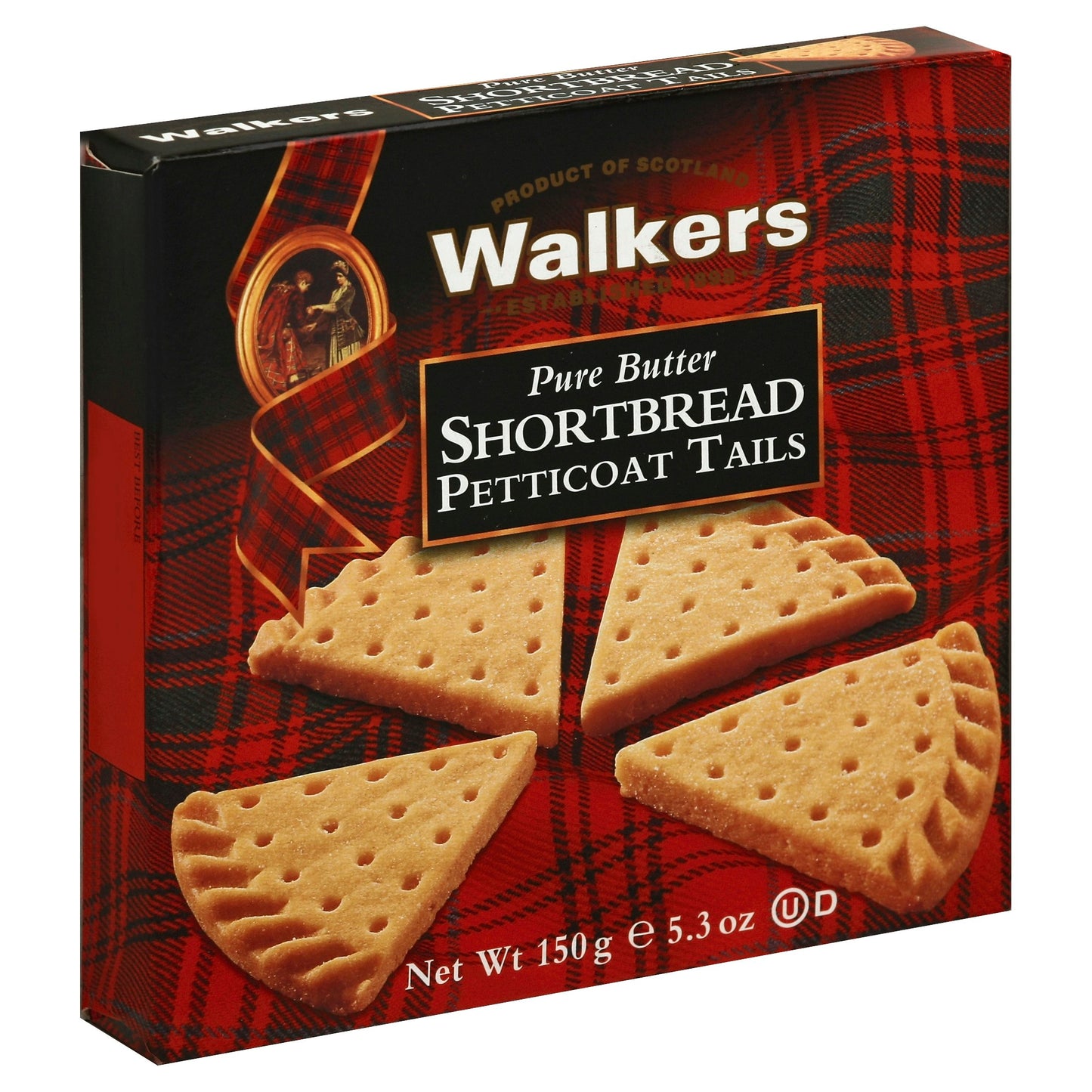 Walkers Shortbread Petticoat Tails 5.3 Oz Pack of 6