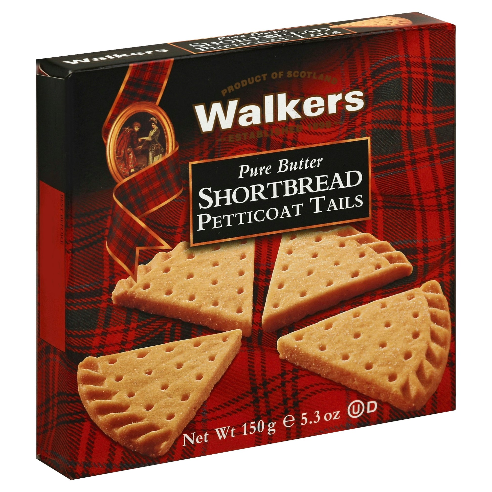 Walkers Shortbread Petticoat Tails 5.3 Oz Pack of 6