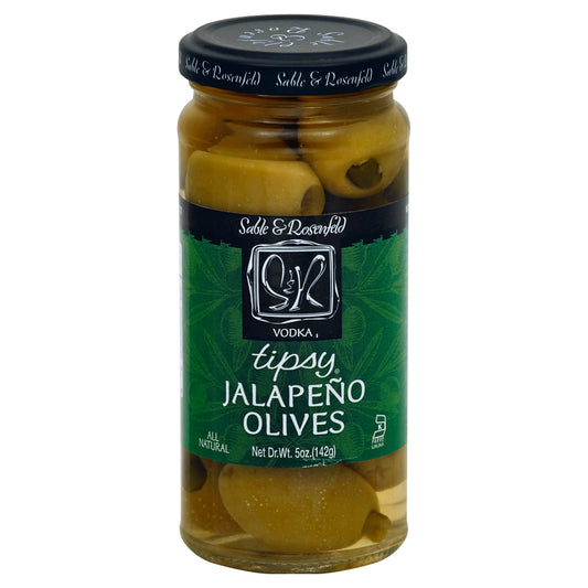 Sable & Rosenfeld Tipsy Olive Stuffed Jalapeno 5.3 oz (Pack of 6)