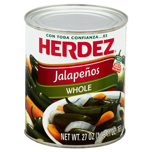 Herdez Pepper Jalapeno Whole 27 oz (Pack Of 12)