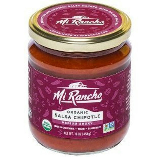 Mi Rancho Organic Chipotle Salsa - 16 Ounce (Pack of 6)