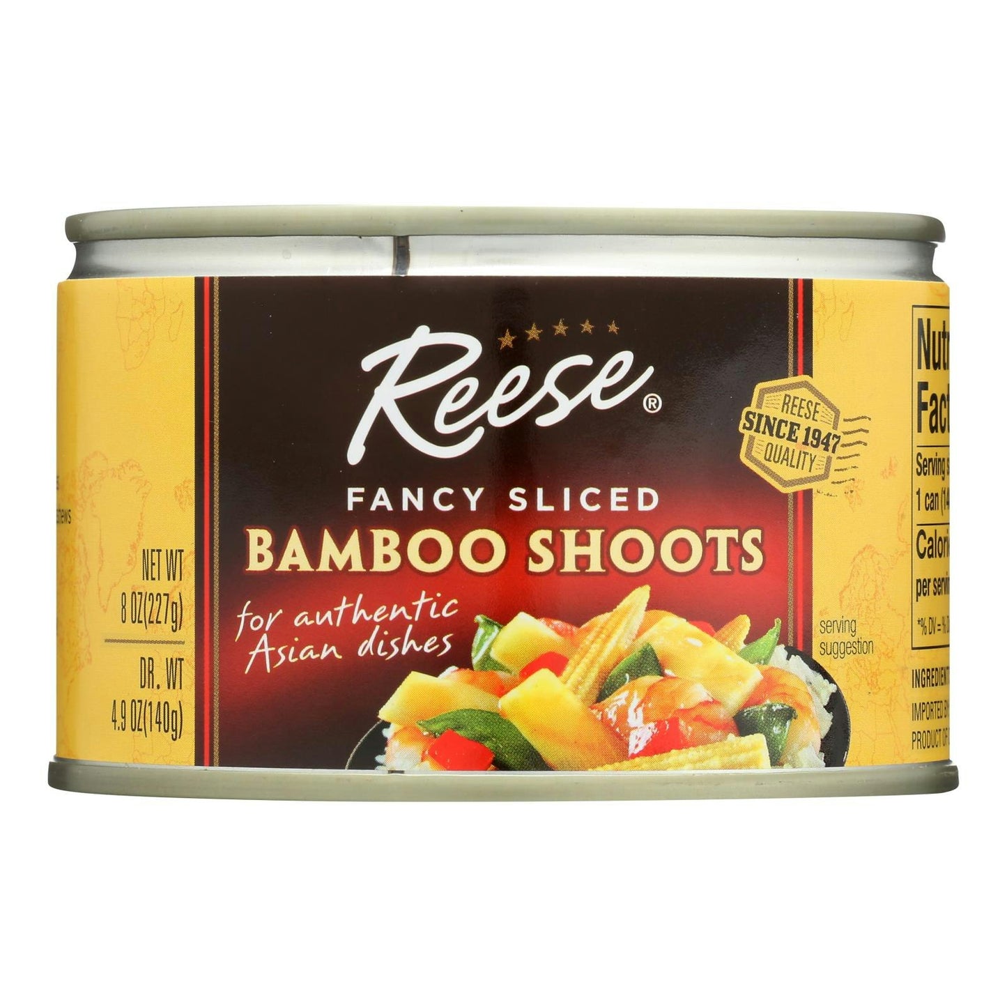 Reese Bamboo Shoots - Sliced 8 oz (Pack of 24)