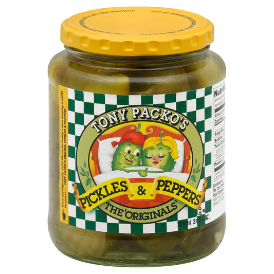 Tony Packos Pickle & Pepper Original 24 oz (Pack of 6)