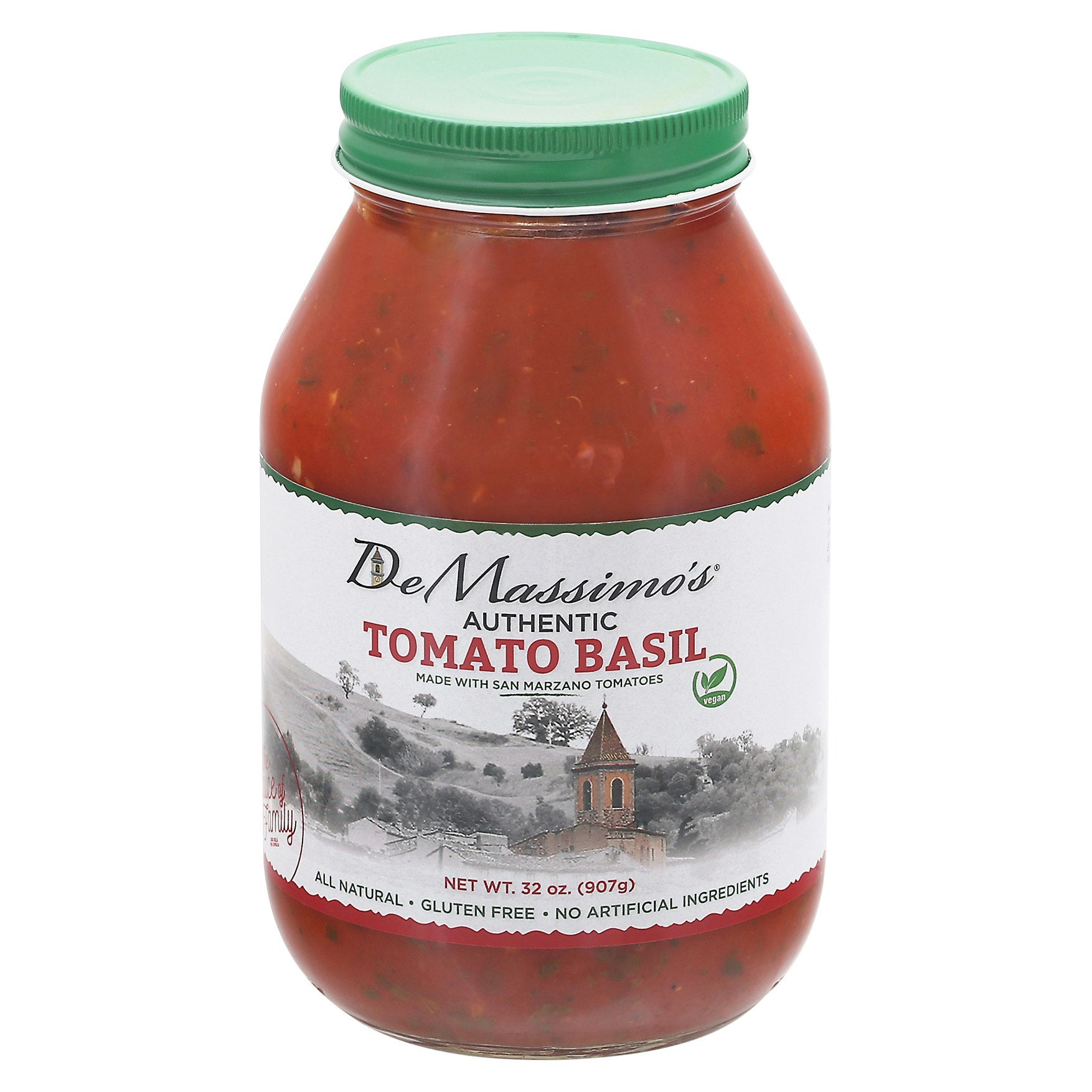 De Massimos Sauce Pasta Tomato Basil 32 oz (Pack Of 6)