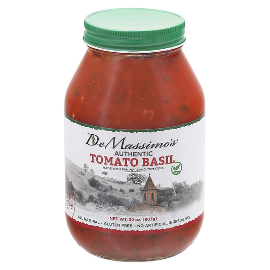 De Massimos Sauce Pasta Tomato Basil 32 oz (Pack Of 6)